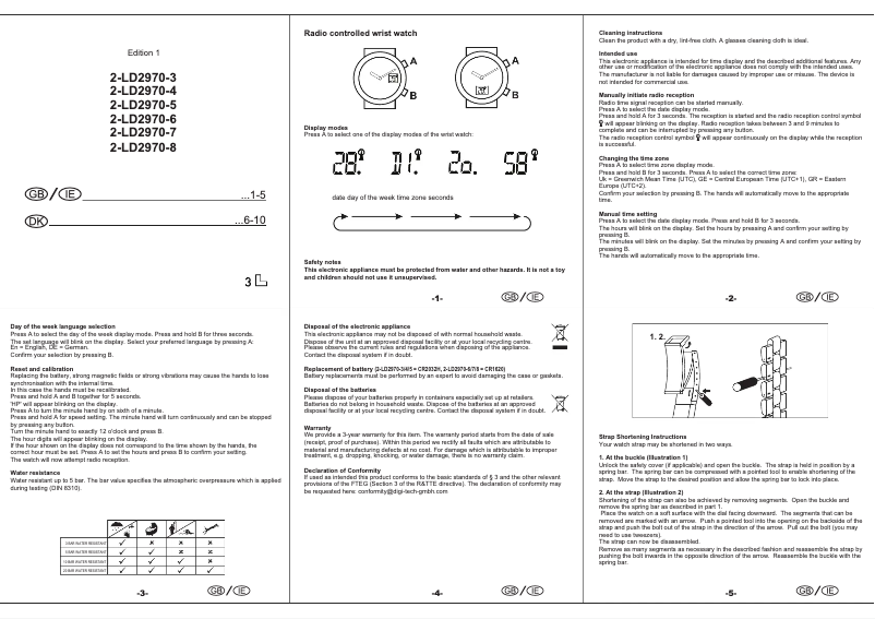 Página 1 del manual Manual de usuario Auriol 2-LD2970-5