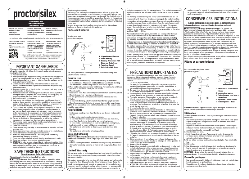 Image de la première page du manuel de l'appareil 59739