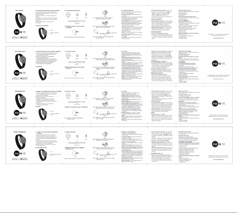 Image de la première page du manuel de l'appareil Fit