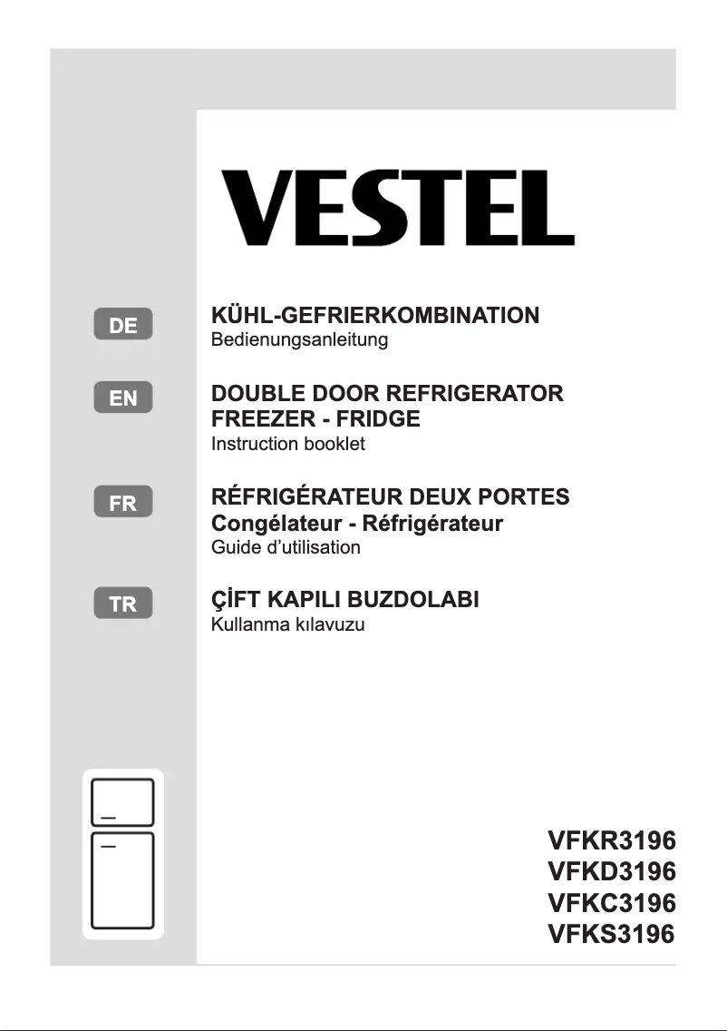 Image de la première page du manuel de l'appareil VFKR3196