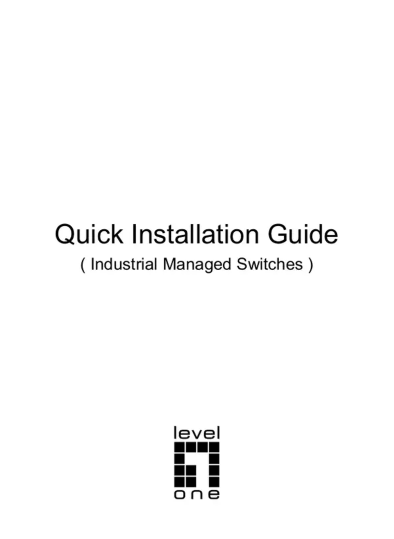 Page 1 of the manual User Manual LevelOne IGP-1061
