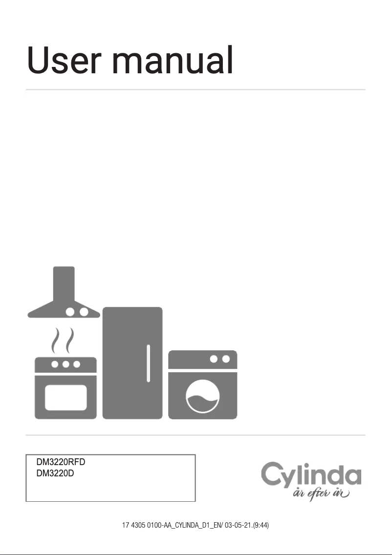 Image de la première page du manuel de l'appareil DM 3220 RFD