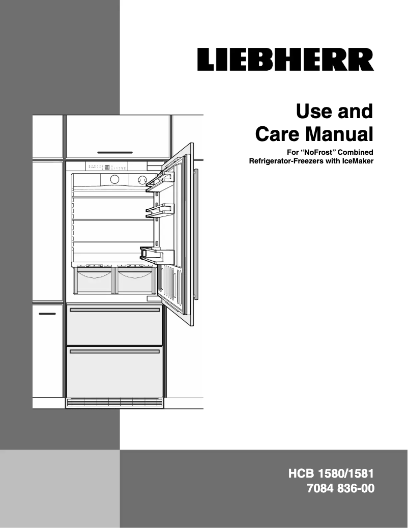 Image de la première page du manuel de l'appareil HCB 580