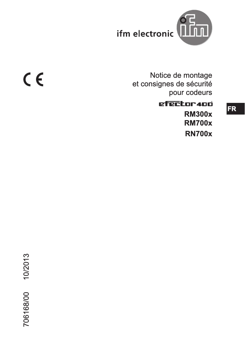 Image de la première page du manuel de l'appareil RM3001