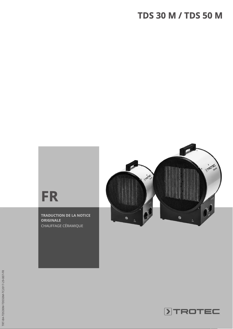 Image de la première page du manuel de l'appareil TDS 50 M