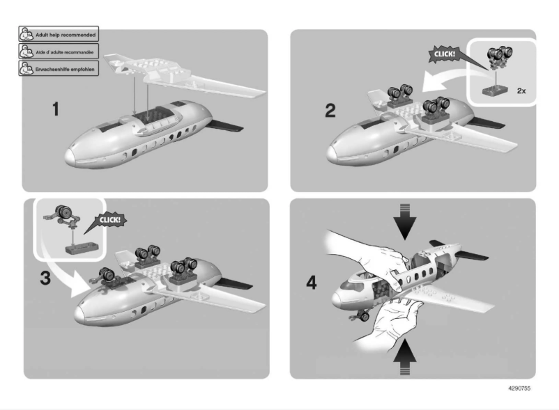 Page 1 de la notice Manuel utilisateur Lego 7843