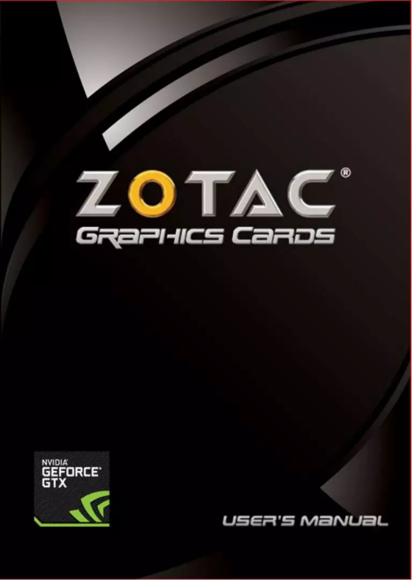 Image de la première page du manuel de l'appareil GeForce GTX 710
