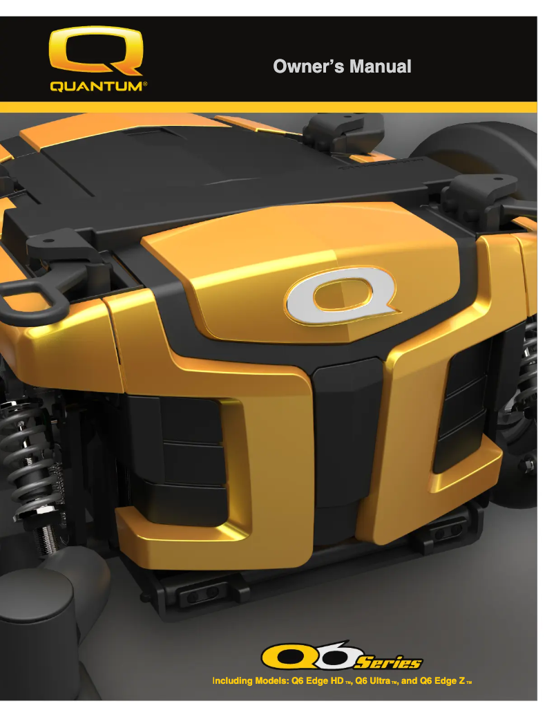Page 1 de la notice Manuel utilisateur Quantum Q6 Edge Z