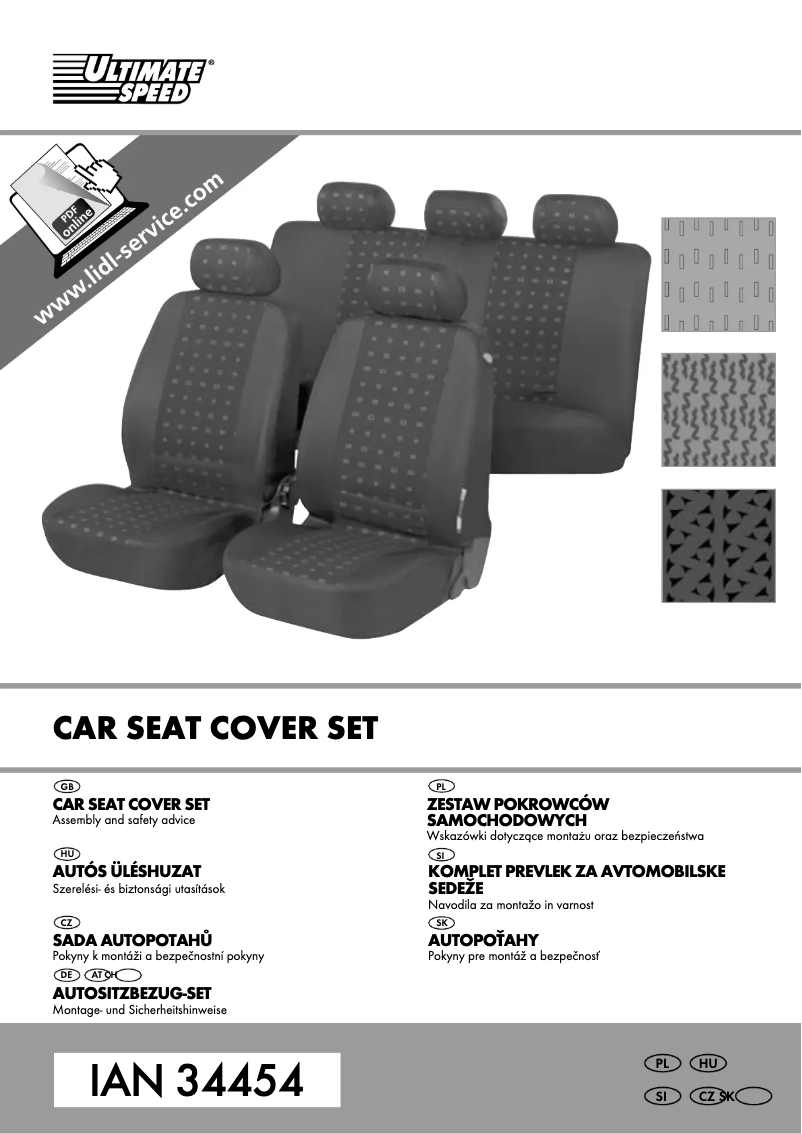 Page n°1 - Manuel utilisateur Ultimate Speed IAN 270087