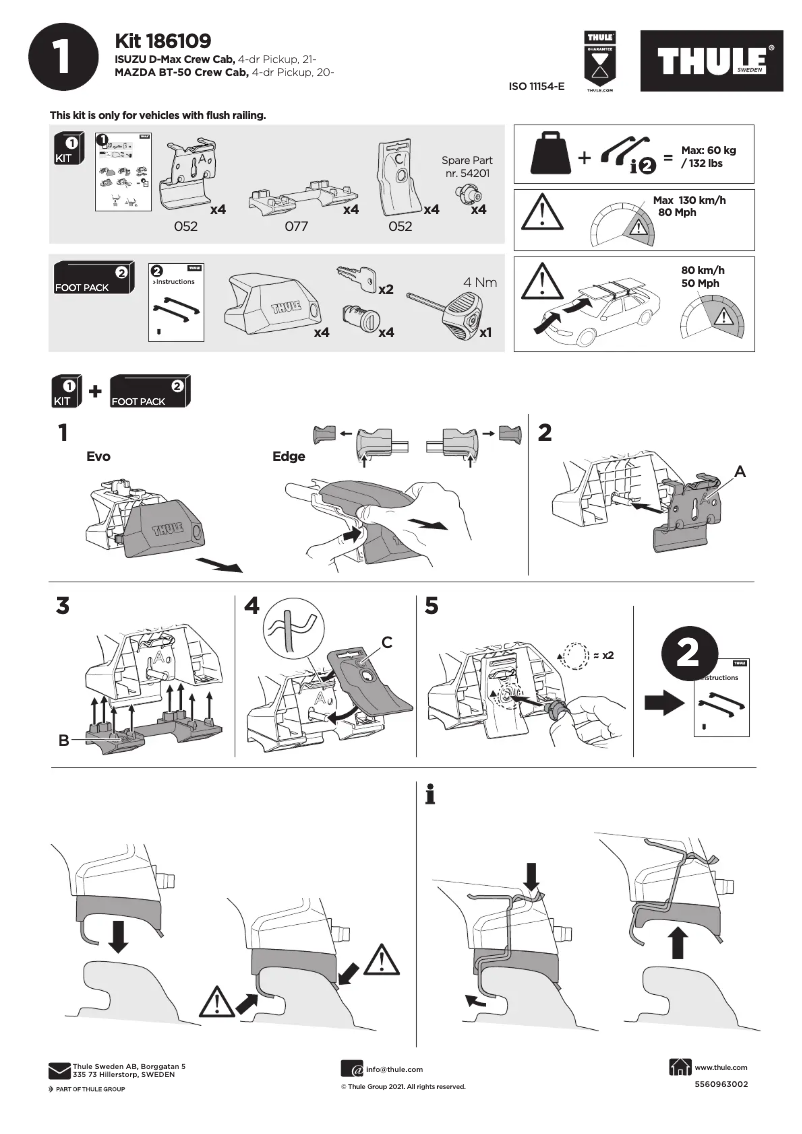 Image de la première page du manuel de l'appareil Kit 186109