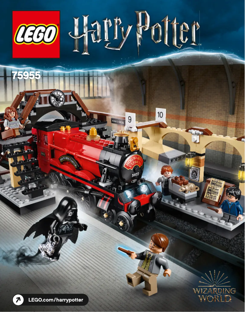 Page 1 de la notice Manuel utilisateur Lego Harry Potter 75955