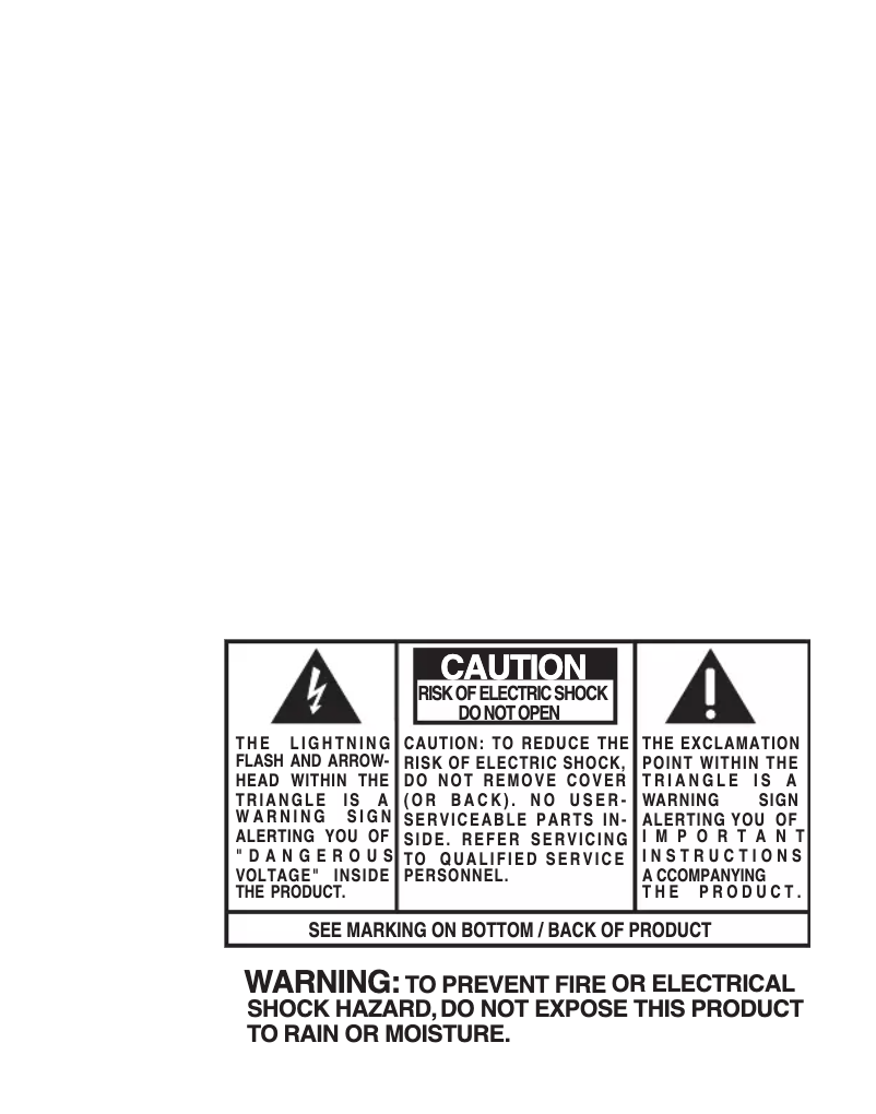 Page 1 of the manual User Manual RCA RP3703