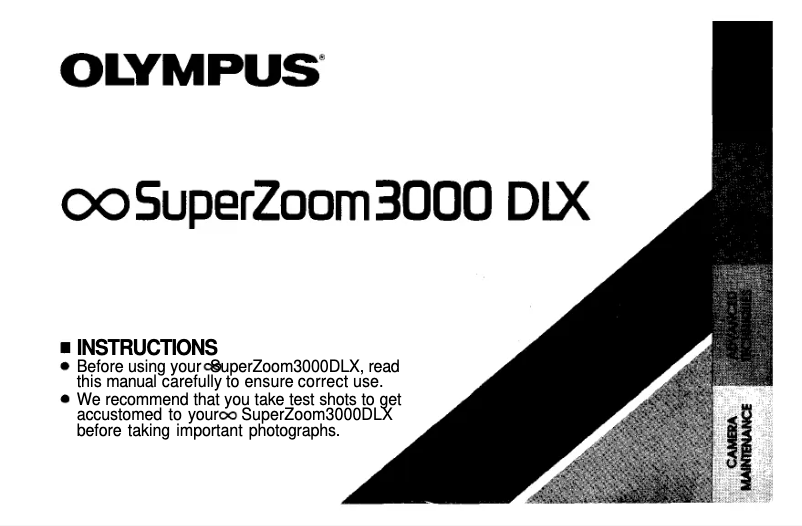 Imagen de la primera página del manual del dispositivo SuperZoom 3000 DLX