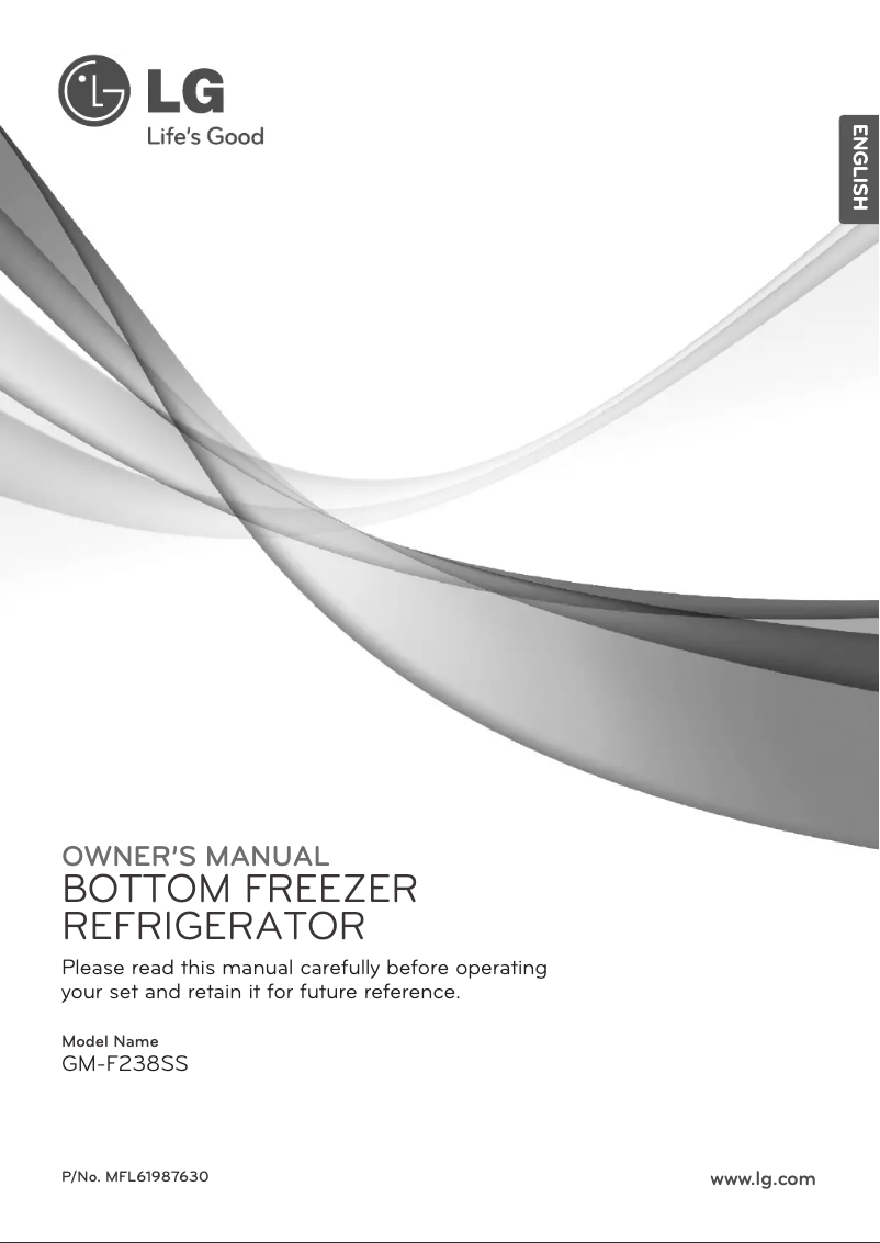 Image de la première page du manuel de l'appareil GM-F238SS