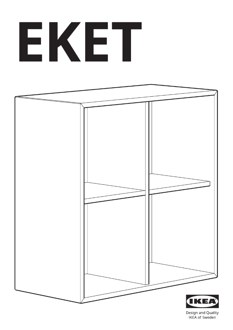 Página 1 del manual Manual de usuario Ikea EKET 105.745.83