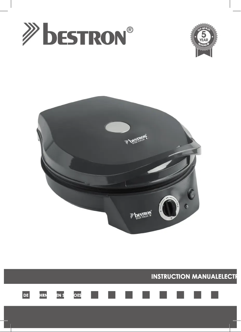 Image de la première page du manuel de l'appareil Viva Italia APZ400Z