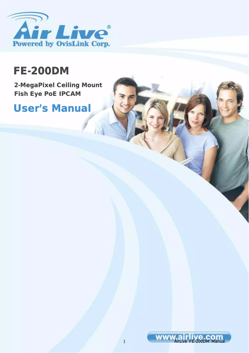 Page n°1 - Manuel utilisateur AirLive FE-200DM