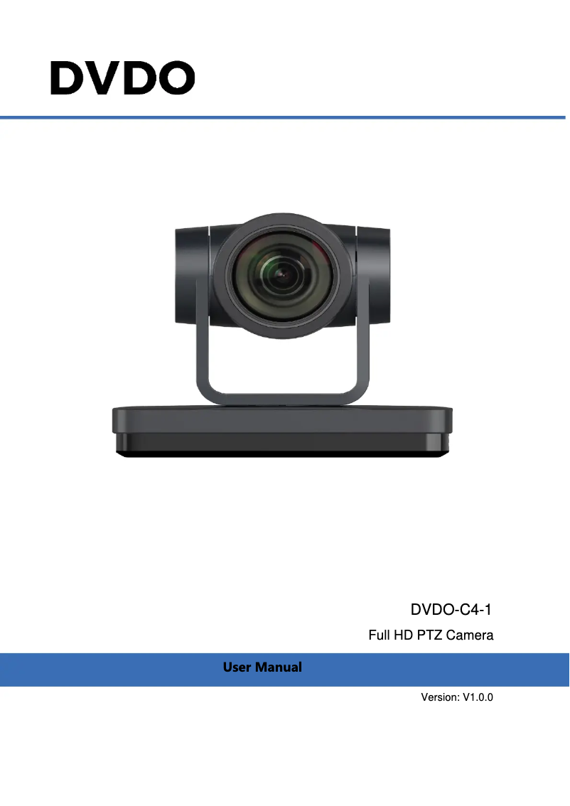 Image de la première page du manuel de l'appareil DVDO-C4-1-W