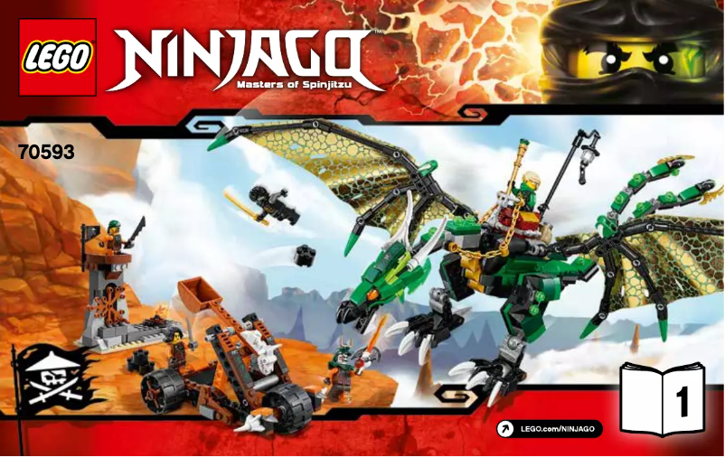Página 1 del manual Manual de usuario Lego The Green NRG Dragon