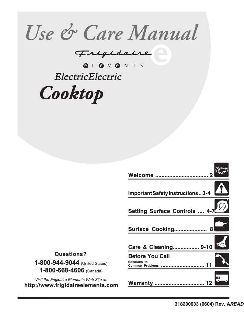 Page 1 de la notice Manuel utilisateur Frigidaire LEEC30S9FE