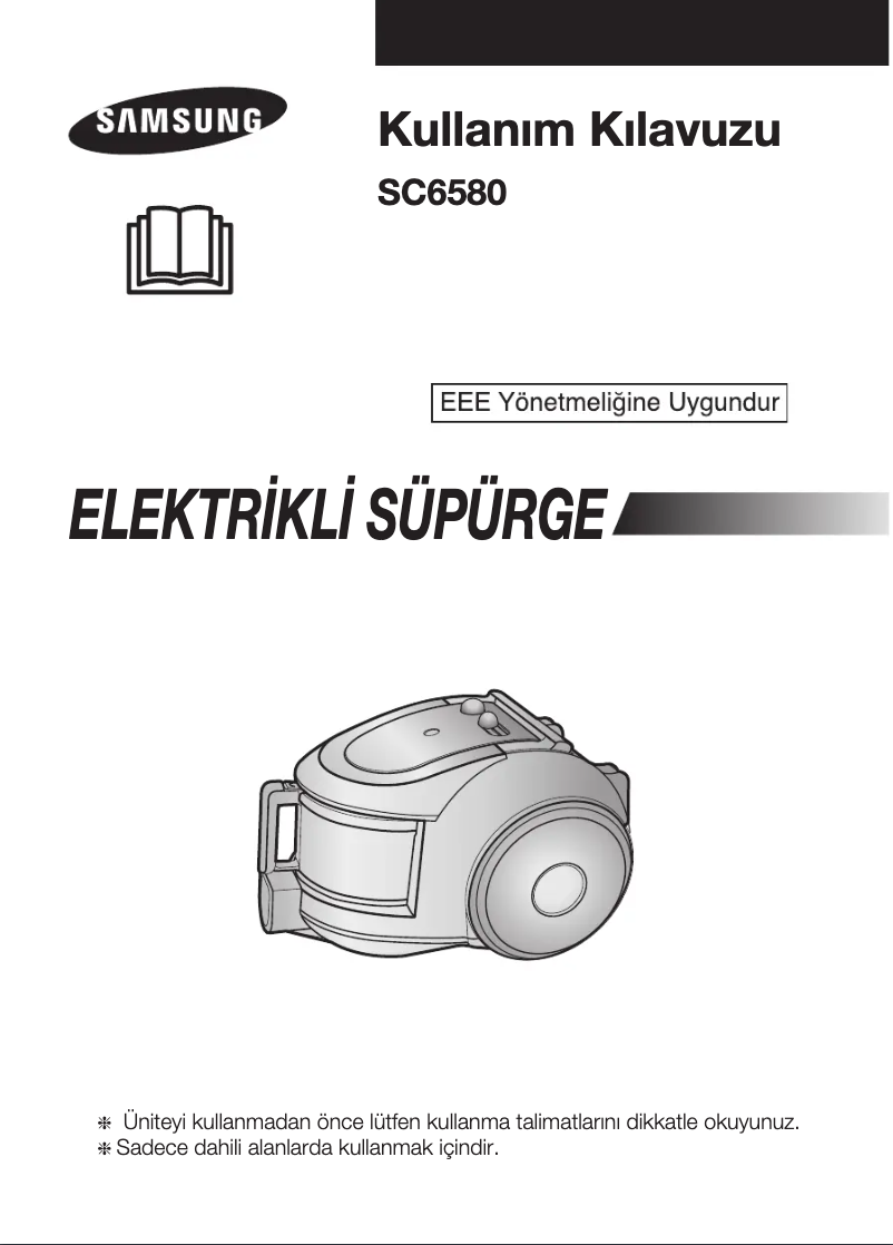 Image de la première page du manuel de l'appareil SC6580