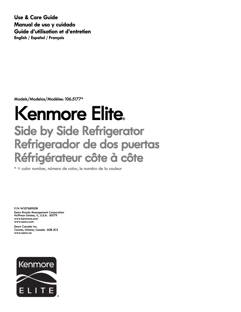 Image de la première page du manuel de l'appareil 51773