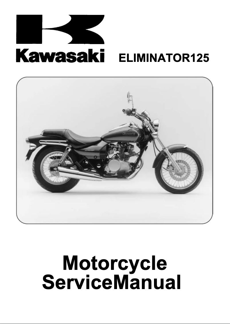 Page n°1 - Manuel utilisateur Mitsubishi Eliminator 125 (2001)