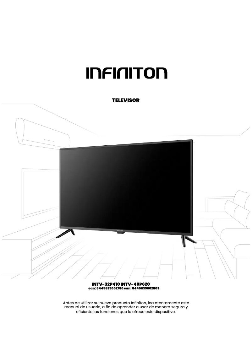 Image de la première page du manuel de l'appareil INTV-40P620