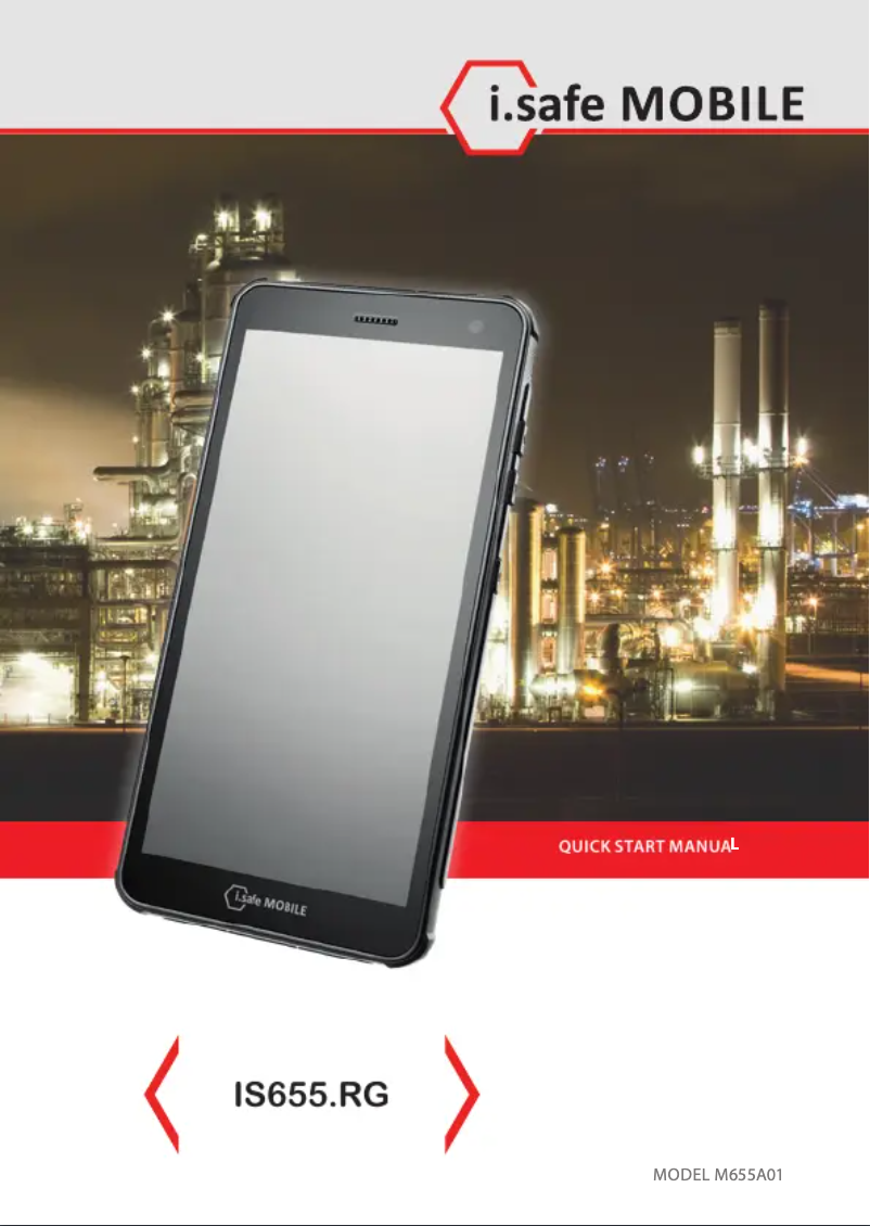 Page n°1 - Guide de démarrage rapide i.safe Mobile IS655.RG