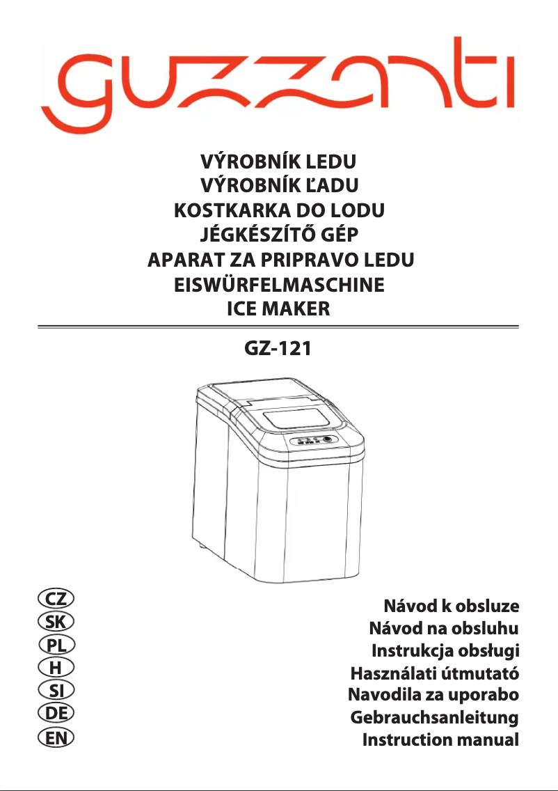 Page n°1 - Manuel utilisateur Guzzanti GZ 121