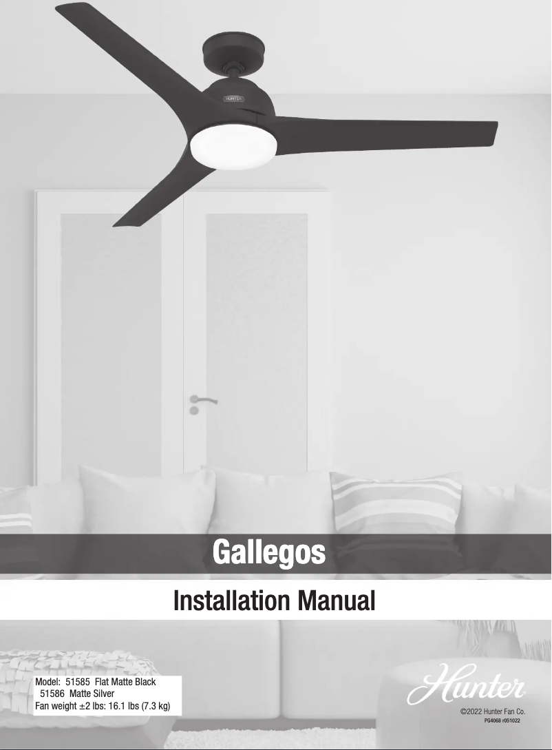 Image de la première page du manuel de l'appareil Gallegos