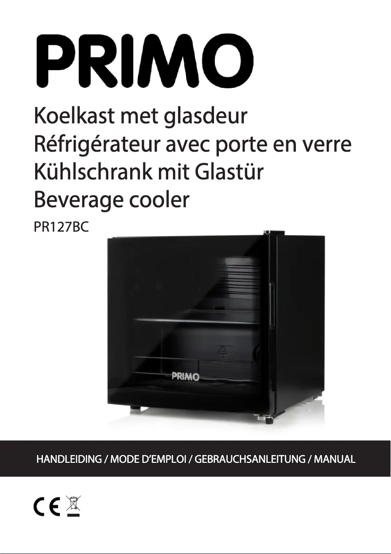 Page 1 de la notice Fiche technique Primo PR127BC