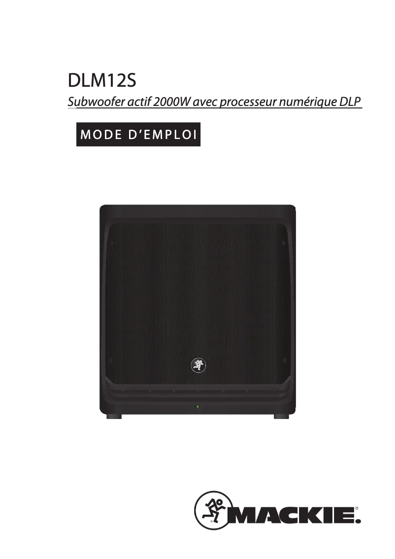 Page n°1 - Manuel utilisateur Mackie DLM12S
