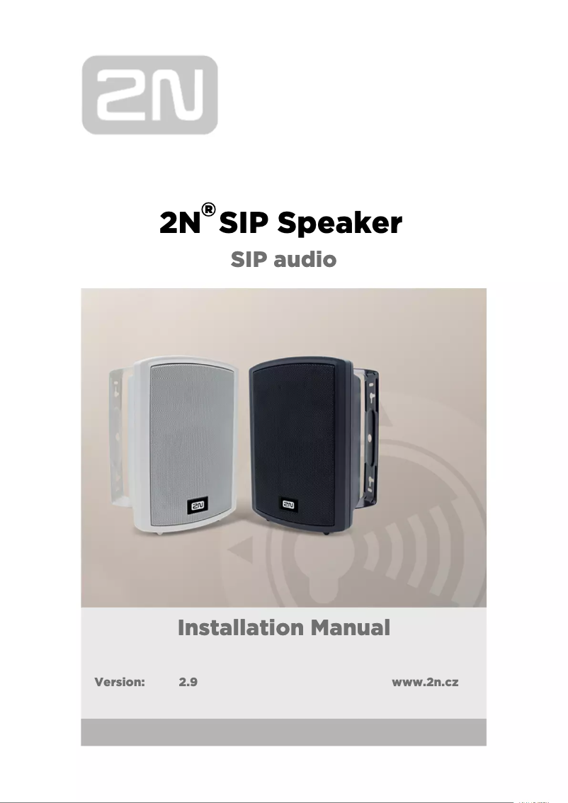 Image de la première page du manuel de l'appareil SIP