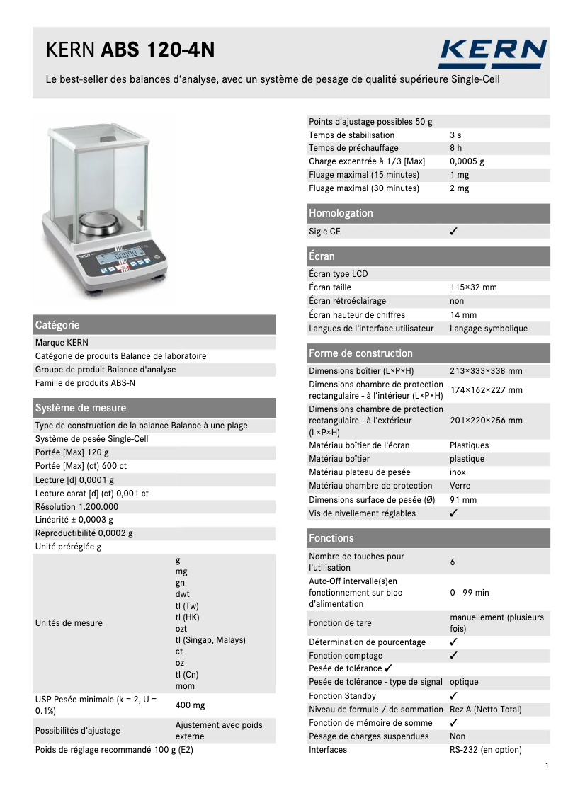 Imagen de la primera página del manual del dispositivo ABS 120-4N