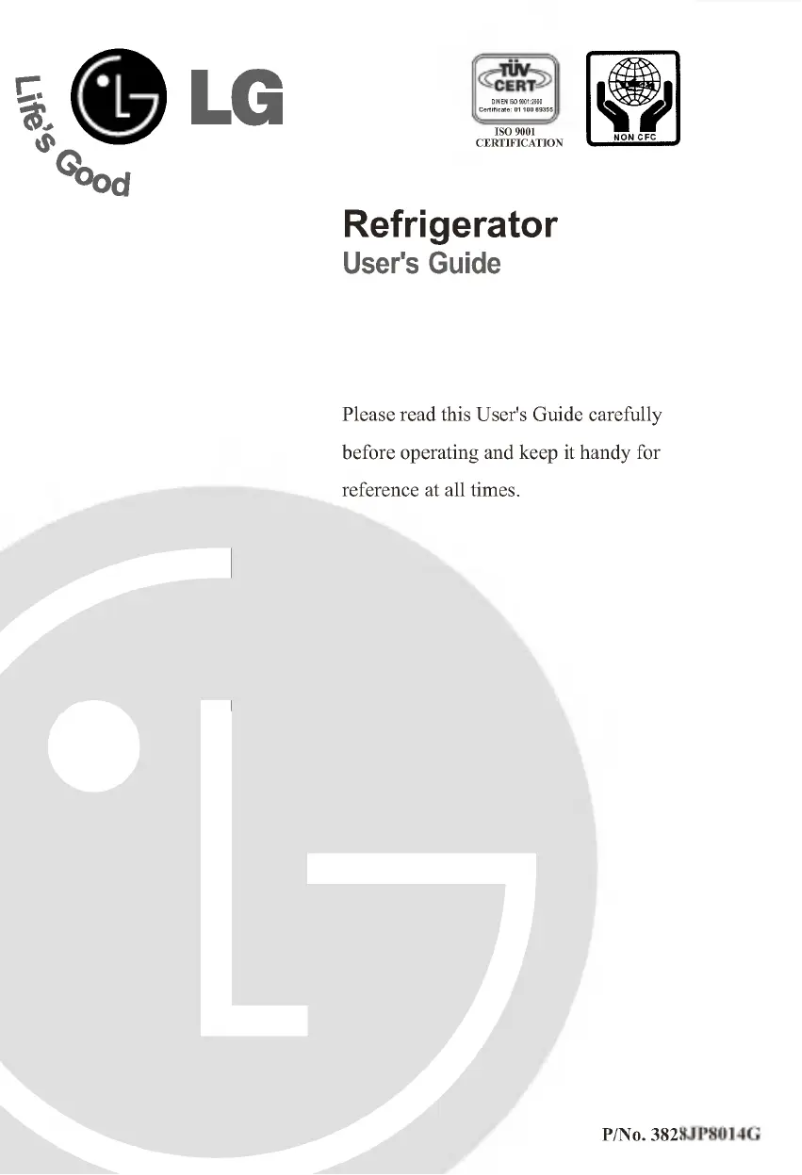 Image de la première page du manuel de l'appareil GN-U201CL