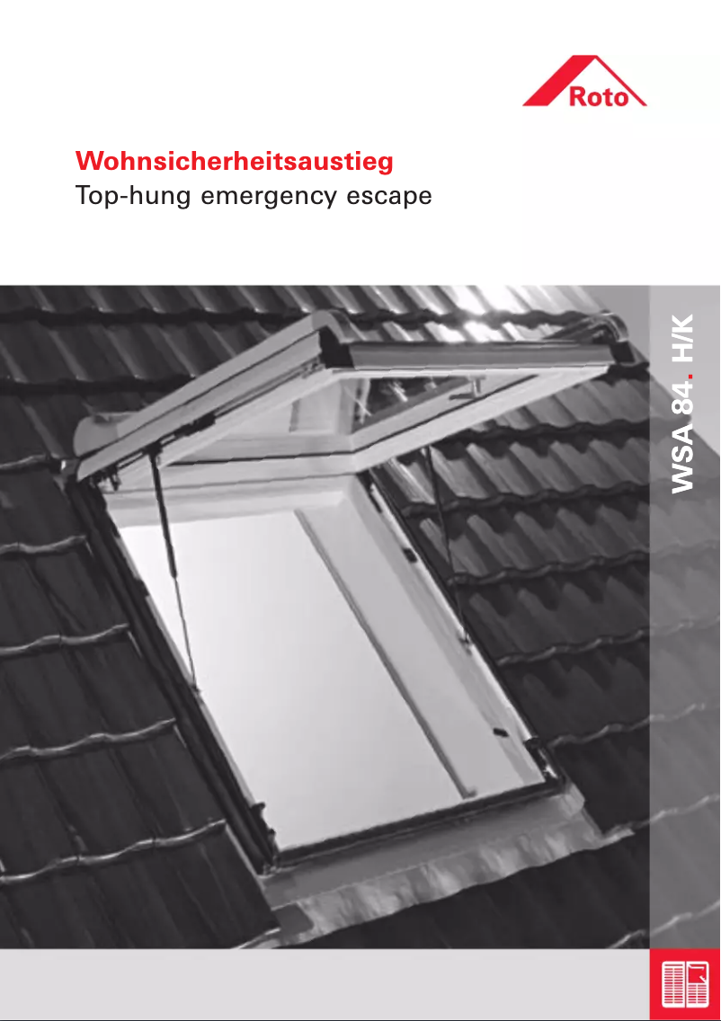 Page n°1 - Manuel utilisateur Roto Klassik WSA 84 HK