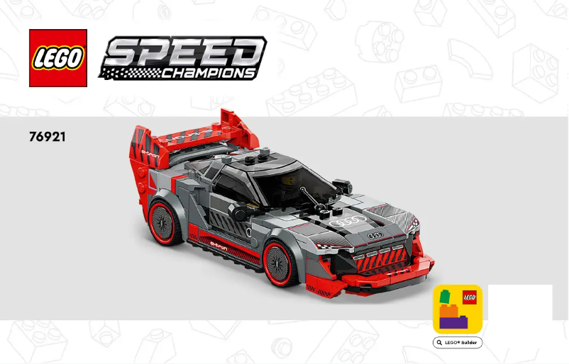 Image de la première page du manuel de l'appareil Speed Champions 76921