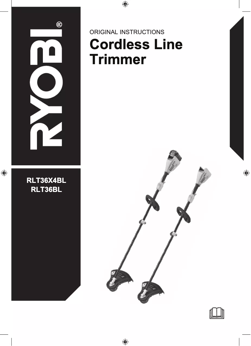 Page 1 de la notice Manuel utilisateur RYOBI RLT36BL
