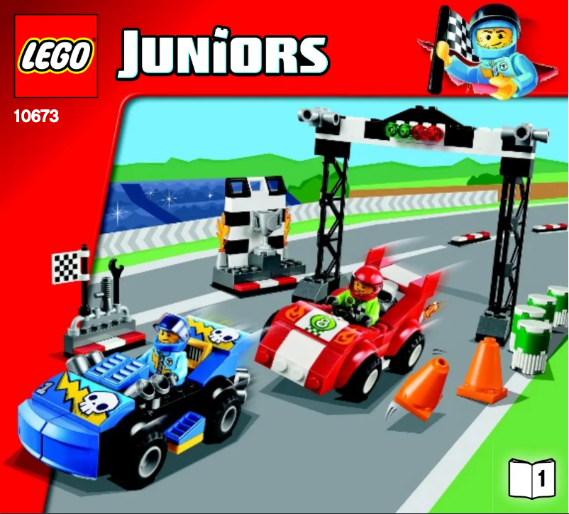 Page 1 de la notice Manuel utilisateur Lego Juniors 10673