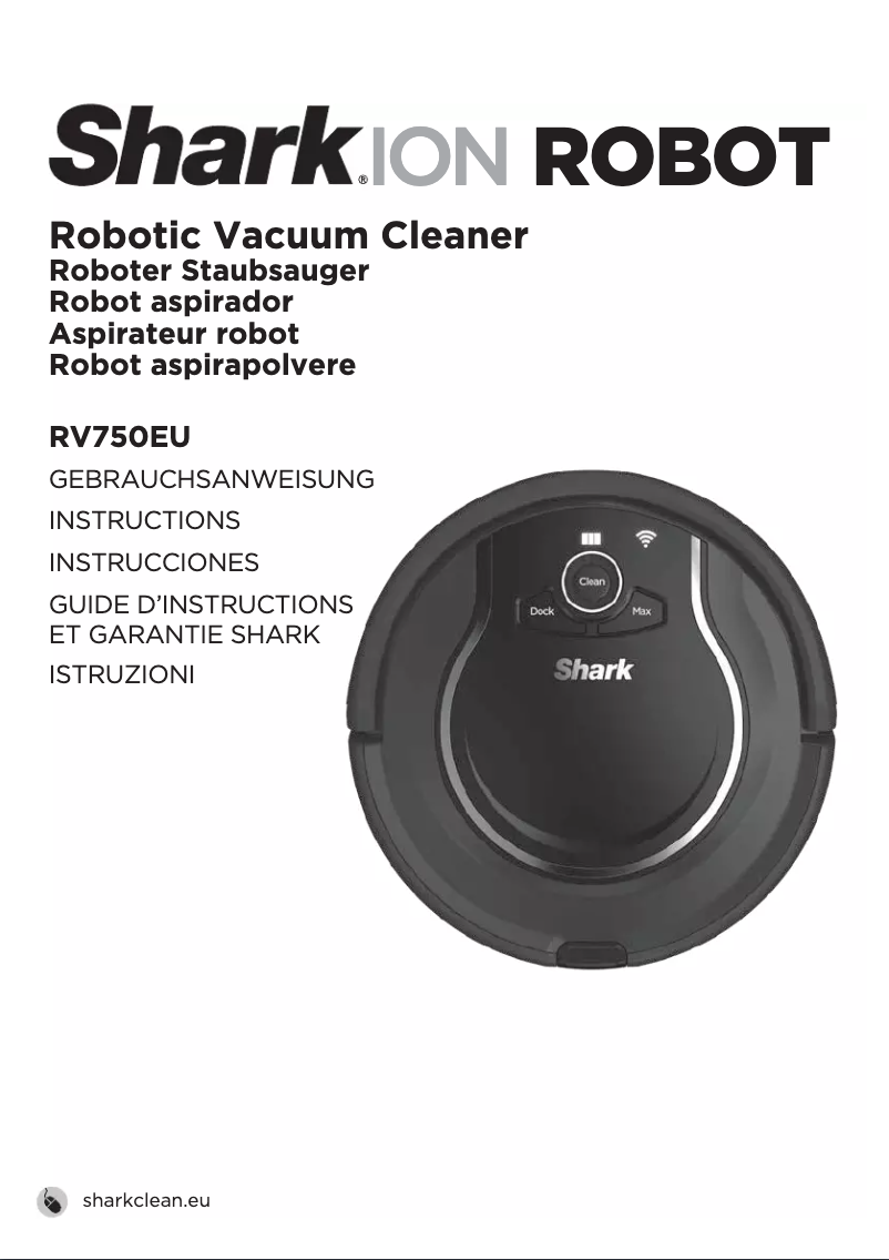 Page n°1 - Manuel utilisateur Shark ION Robot RV750
