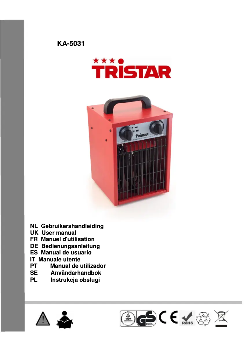 Image de la première page du manuel de l'appareil KA-5031