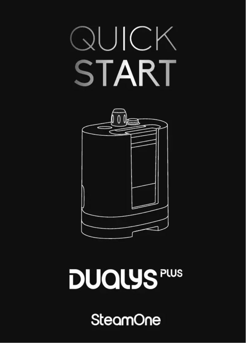 Image de la première page du manuel de l'appareil Dualys Plus DP80SB