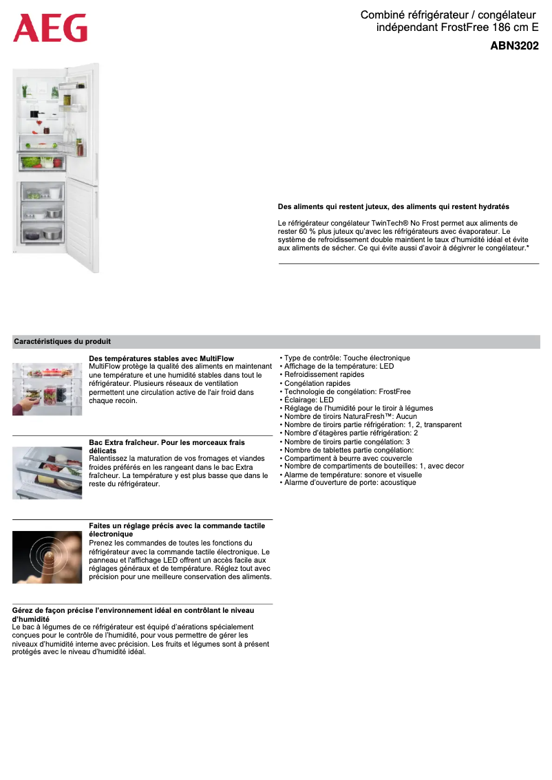 Imagen de la primera página del manual del dispositivo ABN3202