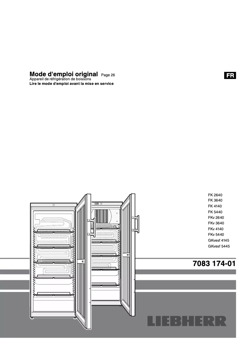 Page n°1 - Manuel utilisateur Liebherr GKvesf 5445