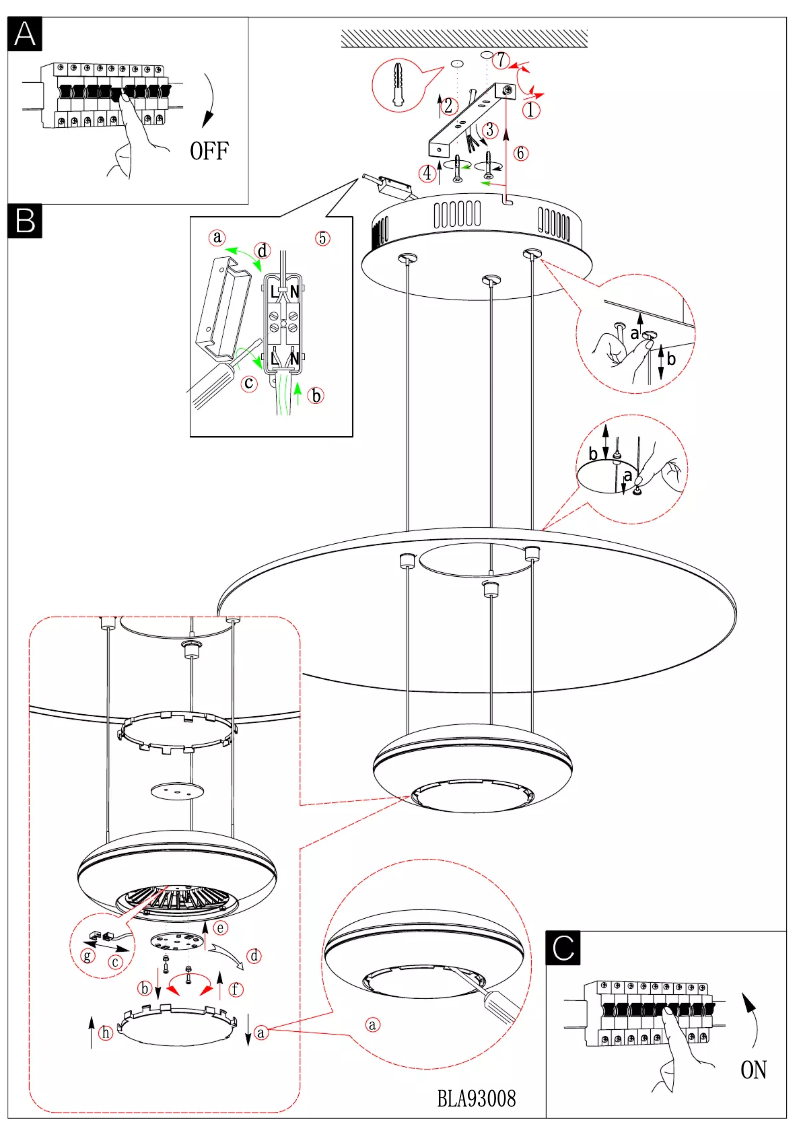 Page n°1 - Manuel utilisateur Eglo Lemos