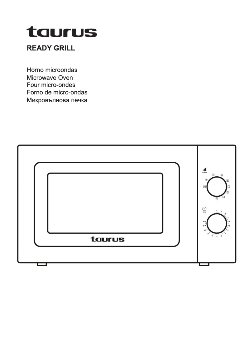 Page 1 de la notice Manuel utilisateur Taurus Ready Grill