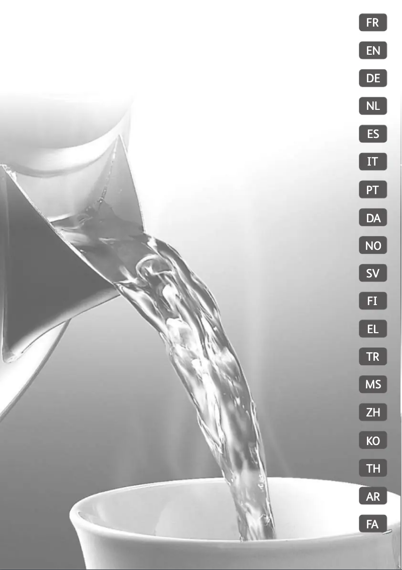 Page 1 de la notice Manuel utilisateur Tefal Delfini Plus KO150H