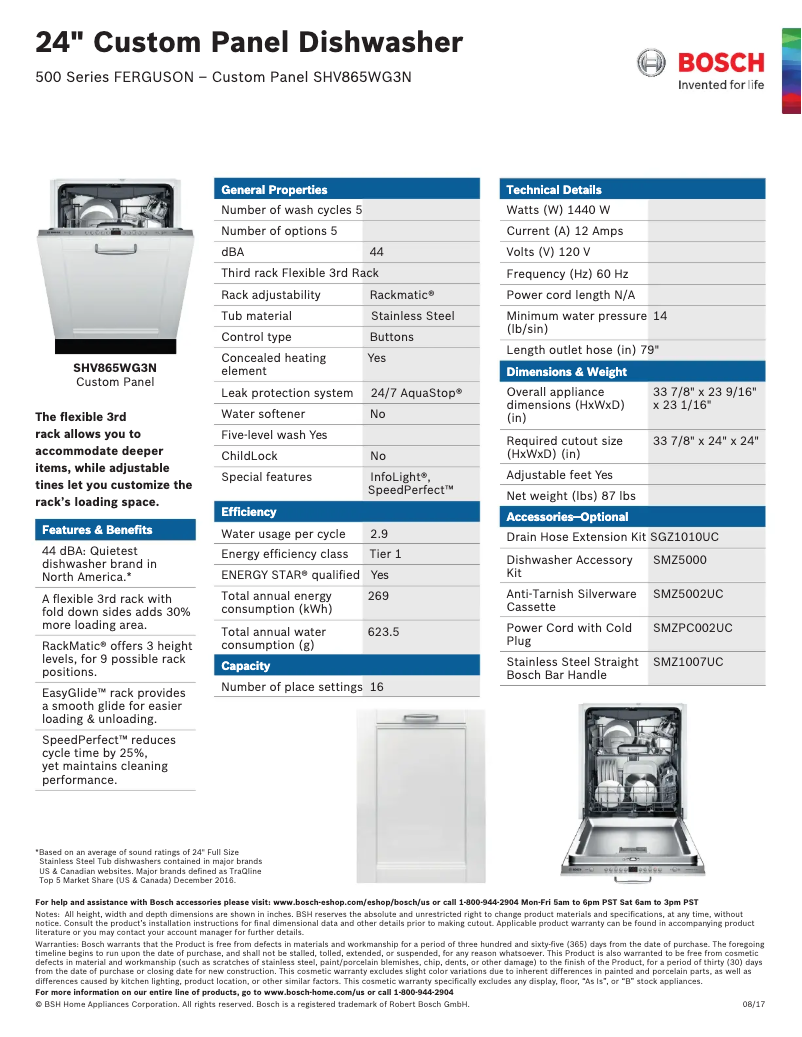 Imagen de la primera página del manual del dispositivo SHV865WG