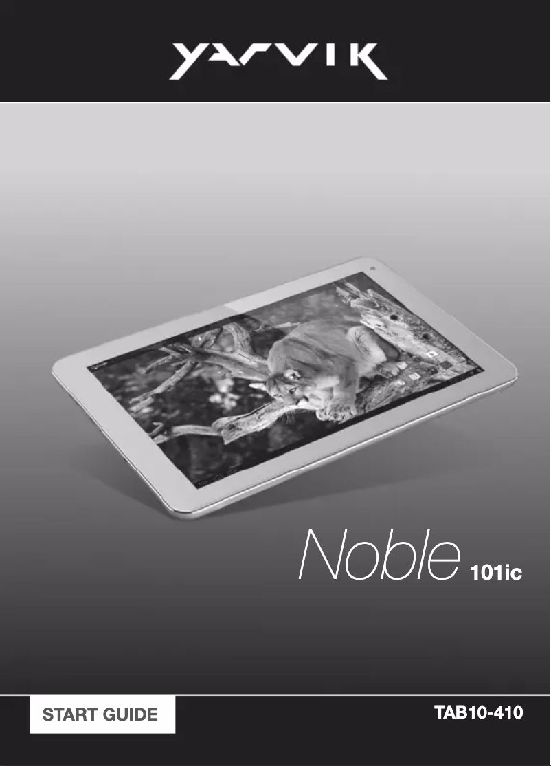 Image de la première page du manuel de l'appareil Noble 101ic